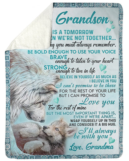 To My Grandson blanket - from grandma (SKUB06-109)