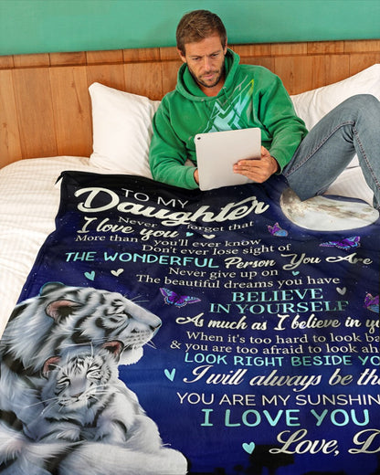 Special Gift For Your Daughter Blanket - From Dad (SKUB06-77)