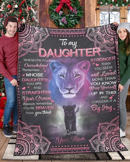 Special Gift For Your Daughter Blanket - From Mom (SKUB11-04) FULL