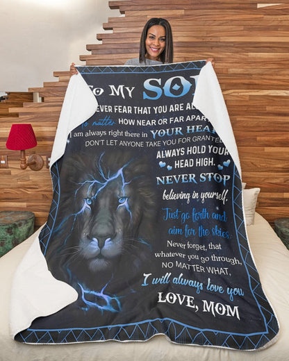 The Perfect Gift For Your Son Blanket - From Mom (SKUB09-138)