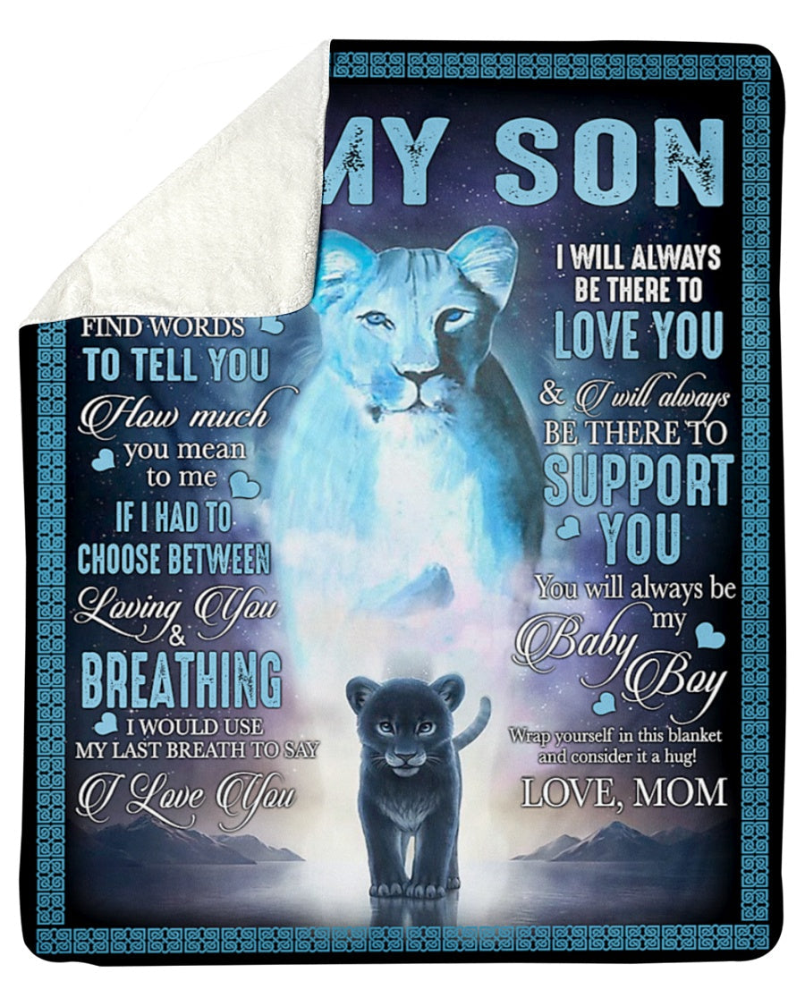 Special Gift For Your Son Blanket - From Mom (SKUB06-84)