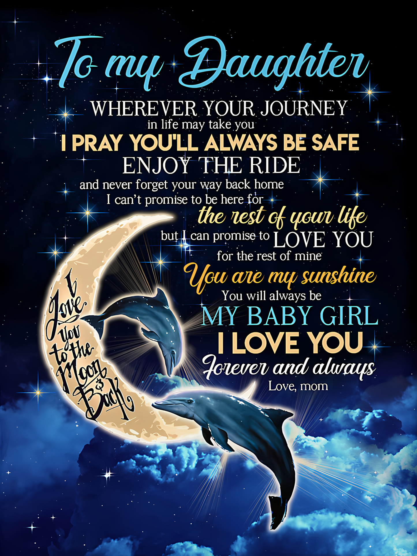 Special Gift For Your Daughter Blanket - From Mom