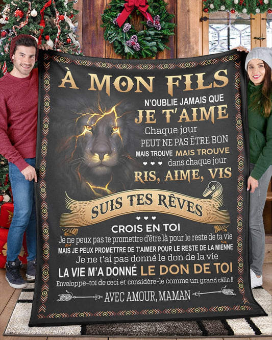 Cadeau Spécial Pour Ton Fils Couverture - De Maman (SKUB09-131)