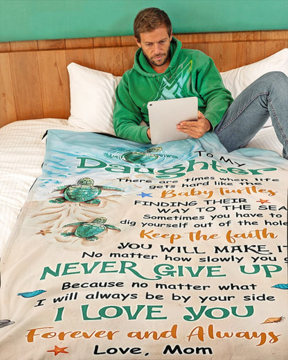 Special Gift For Your Daughter Blanket - From Mom