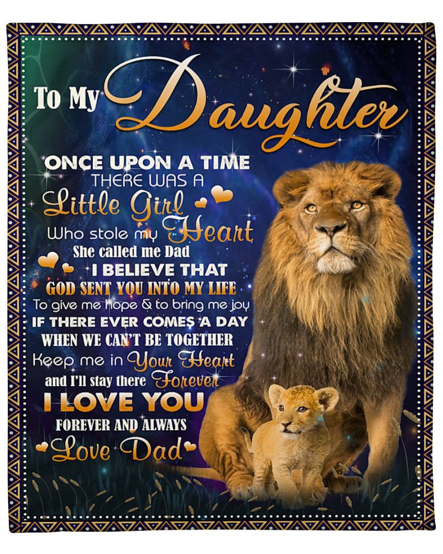 Special blanket for Daughter - From Dad blanket