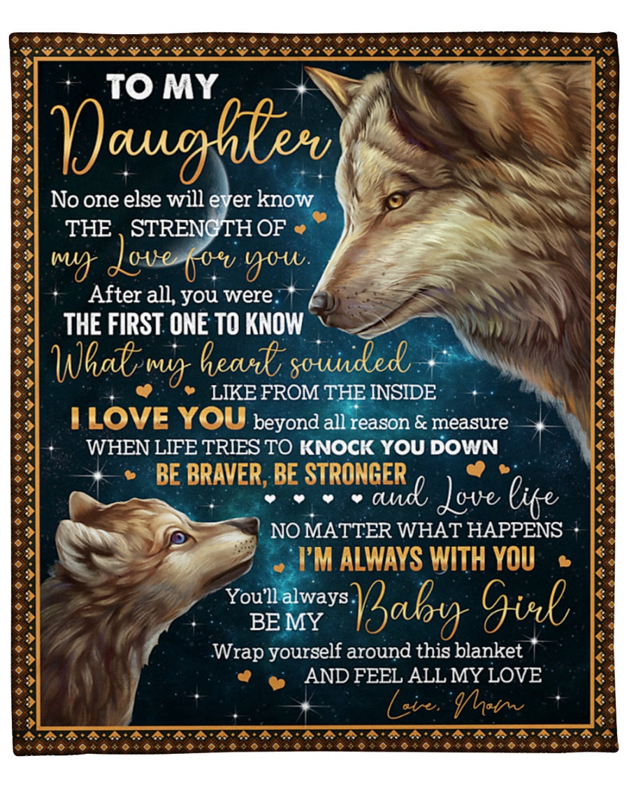 Special blanket for Daughter - From Mom blanket