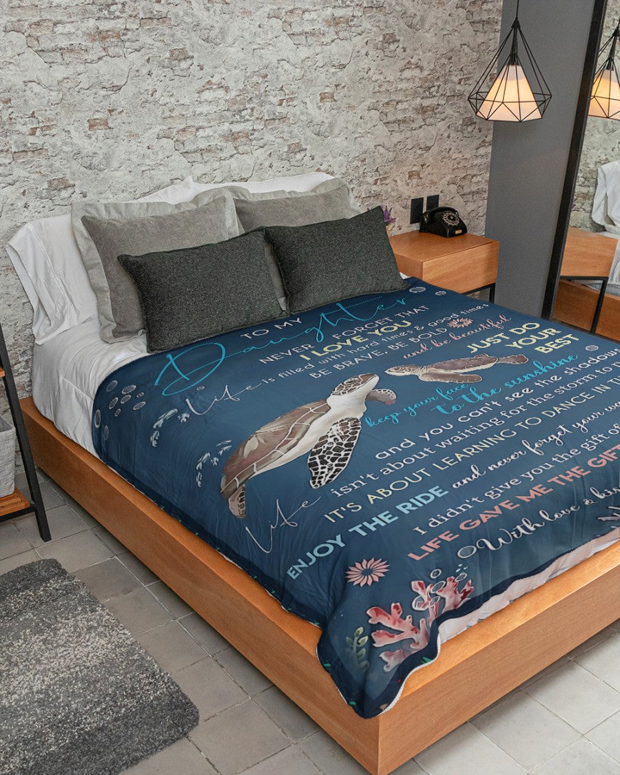 Special Gift For Your Daughter Blanket - From Mom (SKUB09-104)