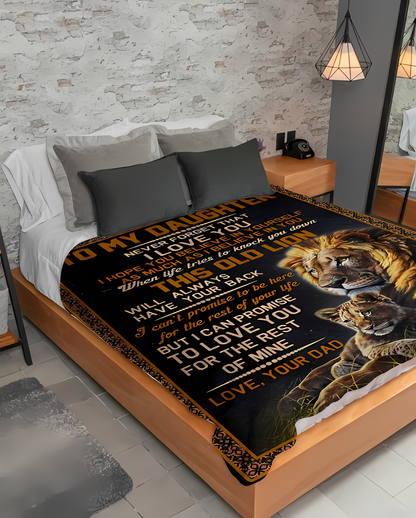 Special Gift For Your Daughter Blanket - From Dad