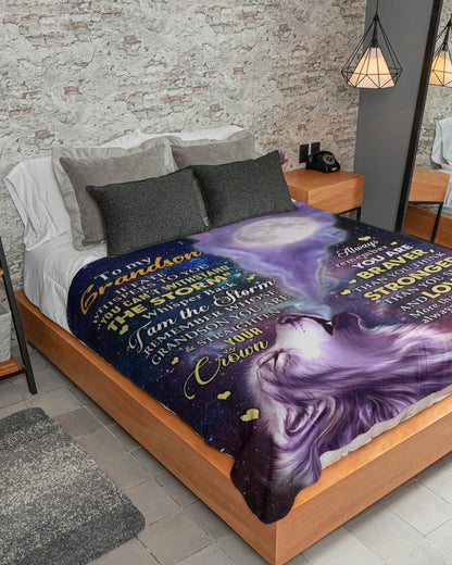 Special Gift For Your Grandson Blanket - From Grandma